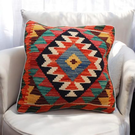 Kilim dekorativna blazina 45x45 ročno tkani prevleka za vzglavnik