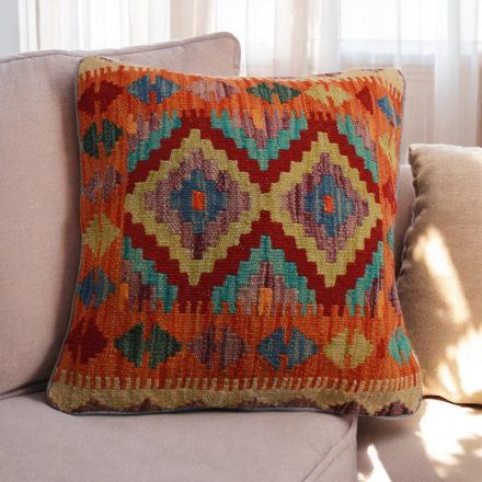 Kilim dekorativna blazina 45x45 ročno tkani prevleka za vzglavnik