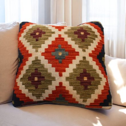 Kilim dekorativna blazina 45x45 ročno tkani prevleka za vzglavnik