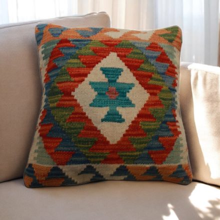 Kilim dekorativna blazina 45x45 ročno tkani prevleka za vzglavnik
