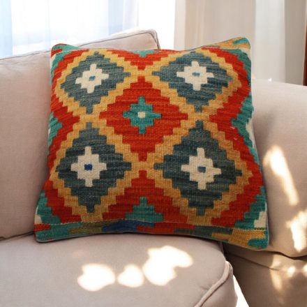 Kilim dekorativna blazina 45x45 ročno tkani prevleka za vzglavnik