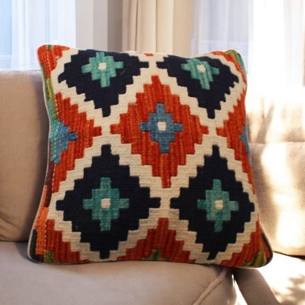 Blazina Kilim 45x45 ročno tkana prevleka za blazino