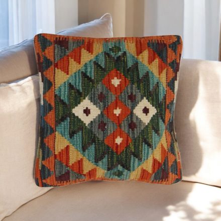 Kilim blazina 45x45 ročno tkana prevleka za vzglavnik