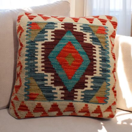 Kilim dekorativna blazina 45x45 ročno tkani prevleka za vzglavnik