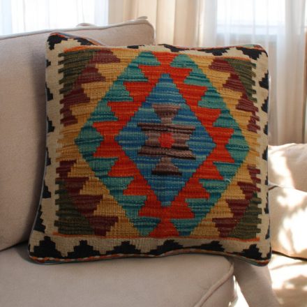 Orientalska blazina Kilim 40x40 ročno tkana prevleka za vzglavnik