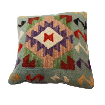 Kilim dekorativna blazina 45x45 ročno tkani prevleka za vzglavnik