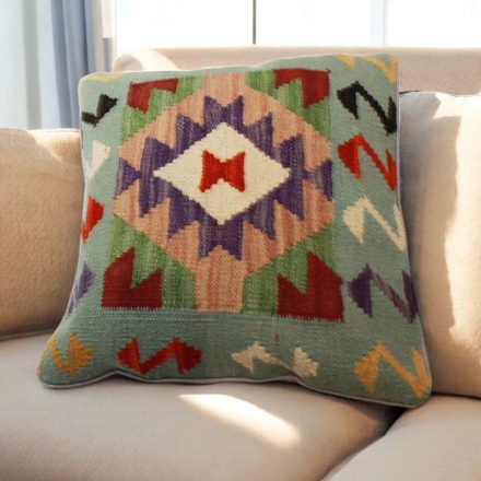 Kilim dekorativna blazina 45x45 ročno tkani prevleka za vzglavnik