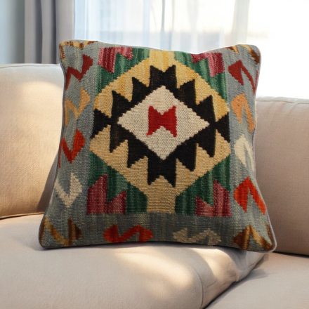 Ročno tkana prevleka za blazino 45x45 Kilim dekorativna blazina