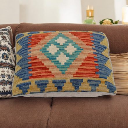 Kilim dekorativna blazina 45x45 ročno tkani prevleka za vzglavnik