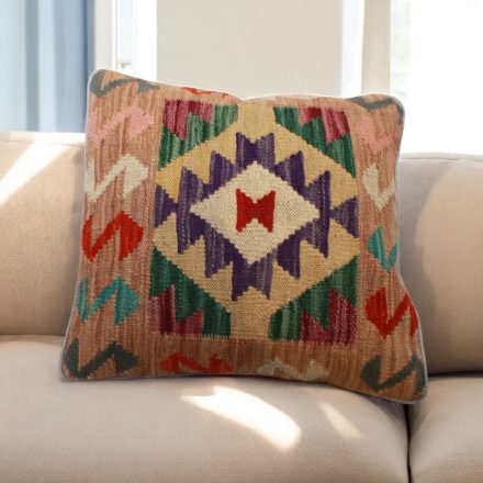 Kilim dekorativna blazina 45x45 ročno tkani prevleka za vzglavnik