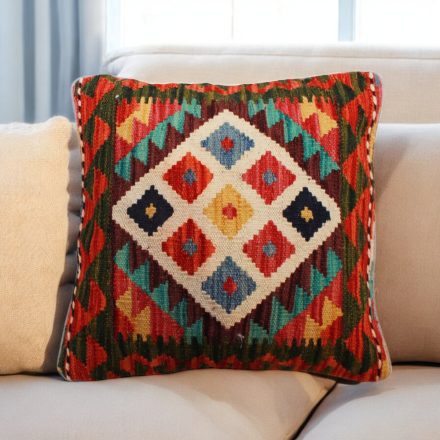 Ročno tkana prevleka za blazino Kilim 45x45 afgan dekorativna blazina