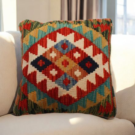 Kilim dekorativna blazina 45x45 ročno tkani prevleka za vzglavnik