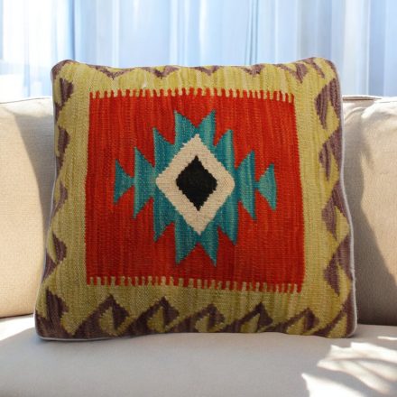 Kilim blazina 45x45 ročno tkana prevleka za vzglavnik