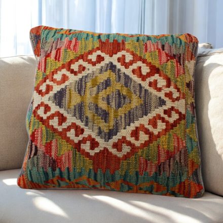Kilim dekorativna blazina 45x45 cm – ročno tkana prevleka za blazino