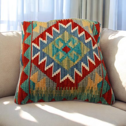Kilim blazina 45x45 ročno tkana prevleka za vzglavnik