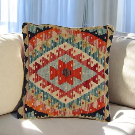 Kilim dekorativna blazina 45x45 ročno tkani prevleka za vzglavnik