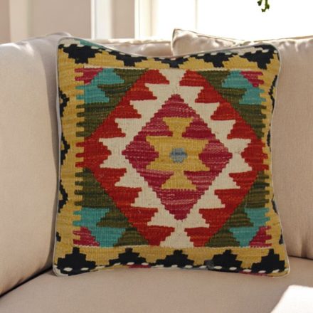 Orientalska blazina Kilim 40x40 ročno tkana prevleka za vzglavnik