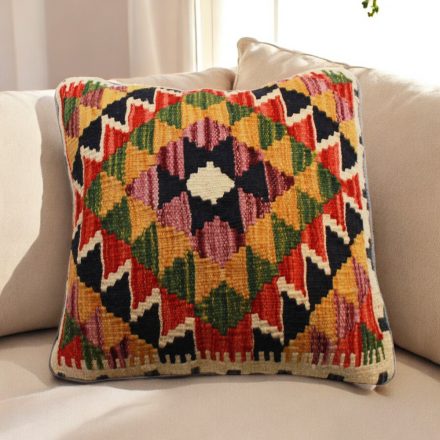 Kilim dekorativna blazina 45x45 ročno tkani prevleka za vzglavnik
