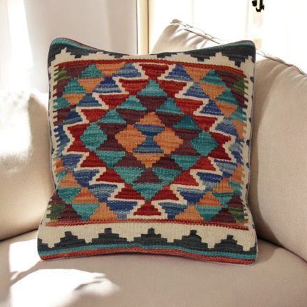 Orientalska blazina Kilim 40x40 ročno tkana prevleka za vzglavnik