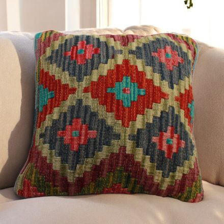 Kilim dekorativna blazina 45x45 ročno tkani prevleka za vzglavnik