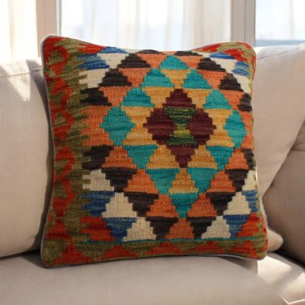 Kilim blazina 45x45 ročno tkana prevleka za vzglavnik