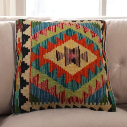 Ročno tkani blazina 45x45 Kilim prevleka za vzglavnik