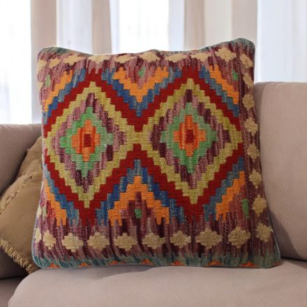 Orientalska blazina Kilim 40x40 ročno tkana prevleka za vzglavnik