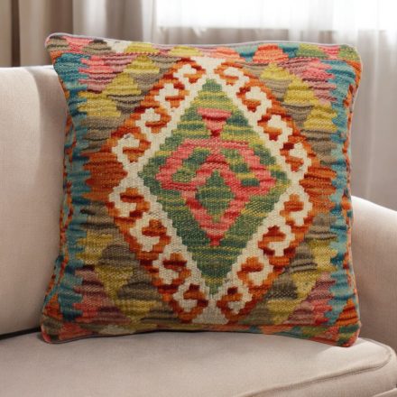 Ročno tkana prevleka za vzglavnik Kilim 45x45 afganski dekorativni vzglavnik