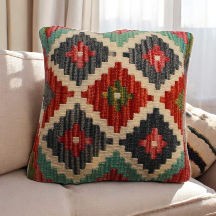 Kilim dekorativna blazina 45x45 ročno tkani prevleka za vzglavnik