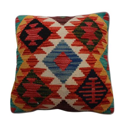 Ročno tkana prevleka za blazino Kilim 45x45 afgan dekorativna blazina
