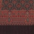 Eleganten šal 215x105 vijolično-modri tanek ženski šal