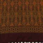 Šal črno-zlat 215x105 eleganten ženski šal iz bombaža
