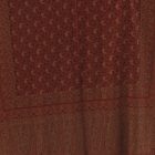 Eleganten ženski šal 215x105 bordo-bež z avtentičnim vzorcem