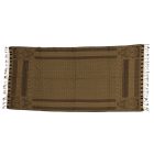 Eleganten šal temno zelen 215x105 tanek ženski šal