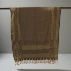 Eleganten šal temno zelen 215x105 tanek ženski šal