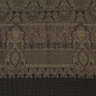 Velik šal 215x105 velik rjavo-modri ženski šal