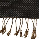 Velik šal 215x105 velik rjavo-modri ženski šal