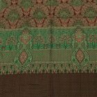 Ženski šal 215x105 zeleno-rjav eleganten ženski šal