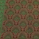 Ženski šal 215x105 zeleno-rjav eleganten ženski šal