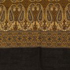 Eleganten šal zlato-črn 215x105 tanek ženska ruta