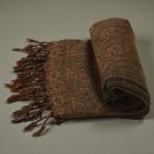 Velik šal temno zelen 215x105 velik ženska ruta