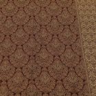 Šal z orientalskim vzorcem rjav 215x105 bombažna ruta