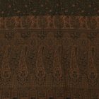 Eleganten ženski šal 215x105 temno zelen z avtentičnim vzorcem