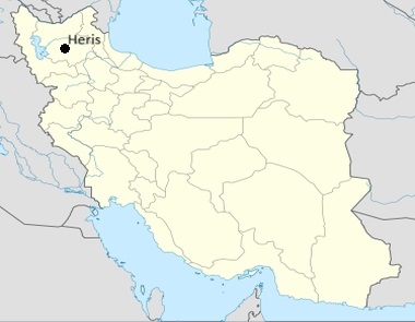 Zemljevid mesta Heris