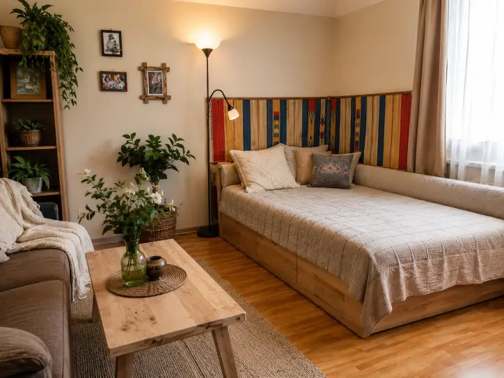 Zaščitna stenska preproga je lahko tudi funkcionalen element prostora