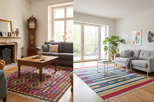 Kilim preproge iz naravnih materialov