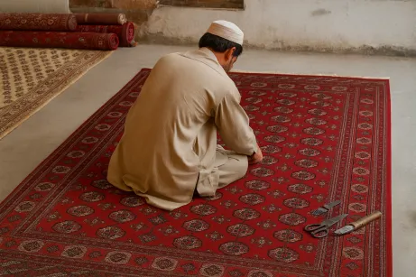 Kako je pakistanska preproga izdelana?